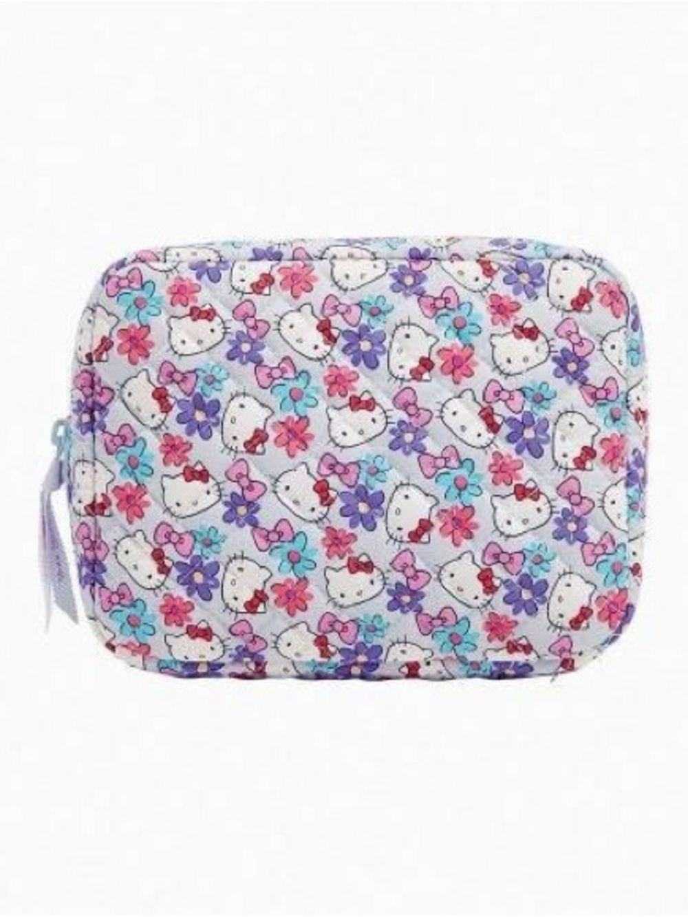Vera Bradley x Hello Kitty Purple Floral Tech Pouch